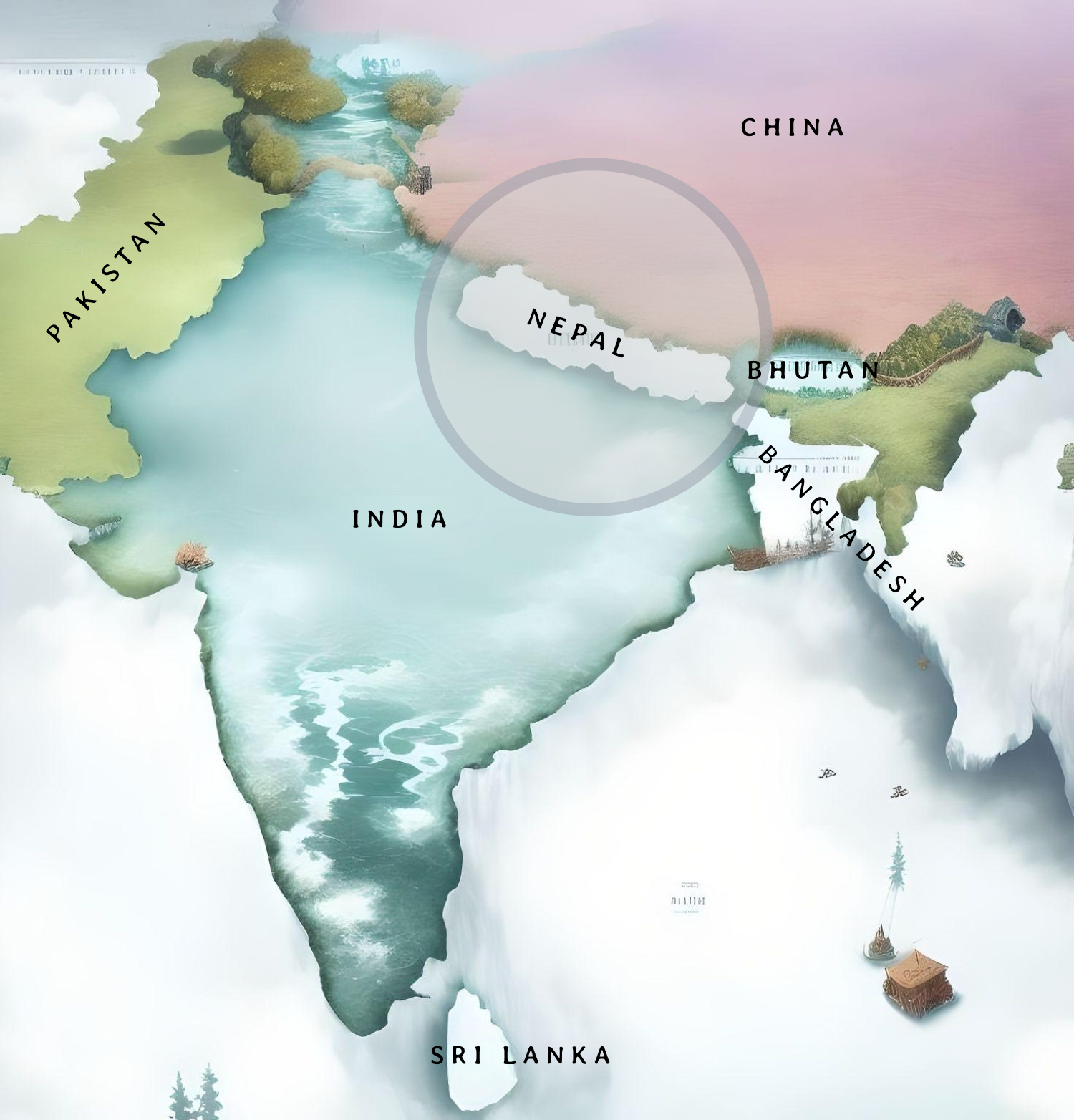 Carte du Népal, Voyages pour les pantouflards