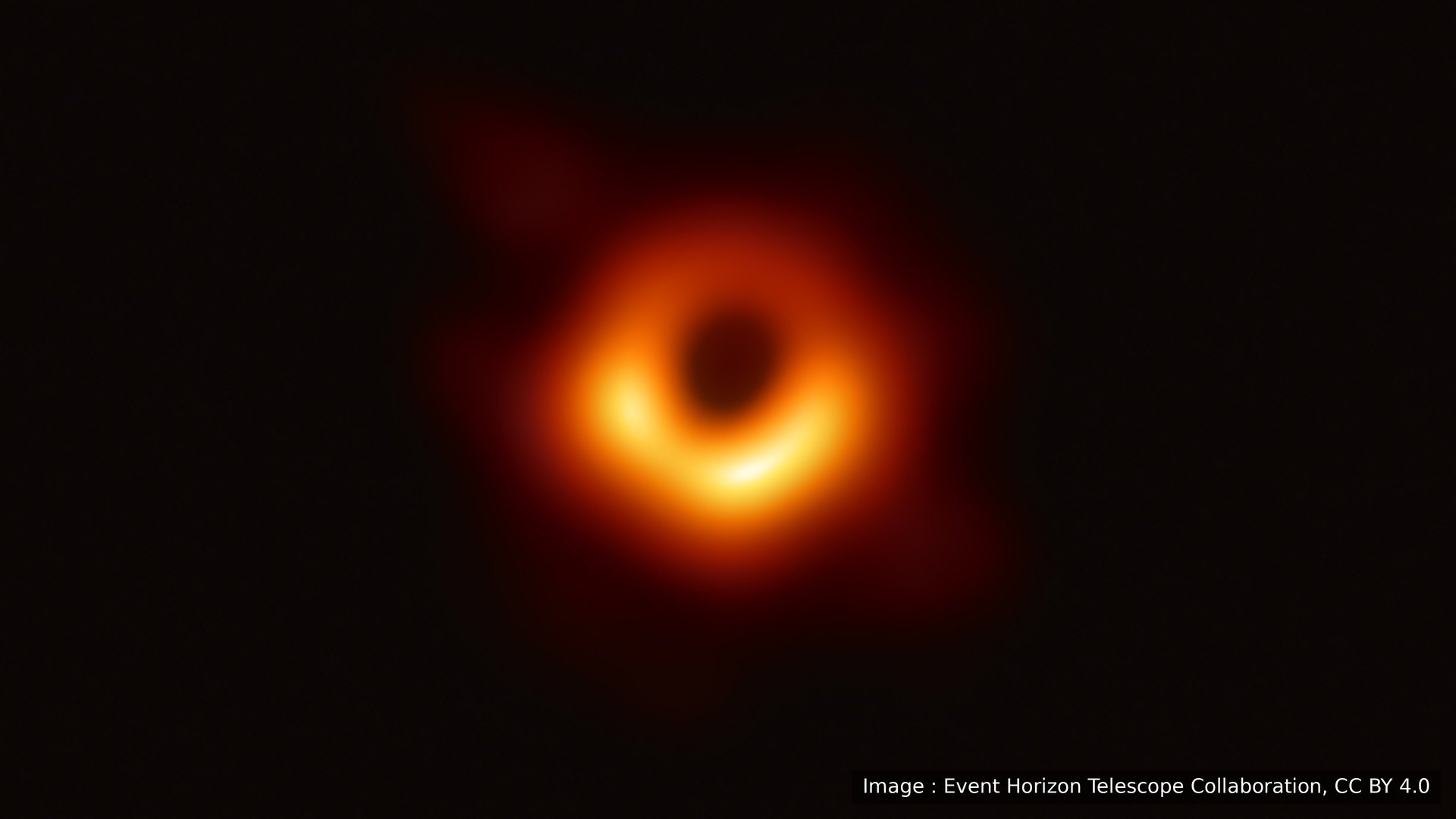 La première image réelle d’un trou noir, au cœur de la galaxie M87