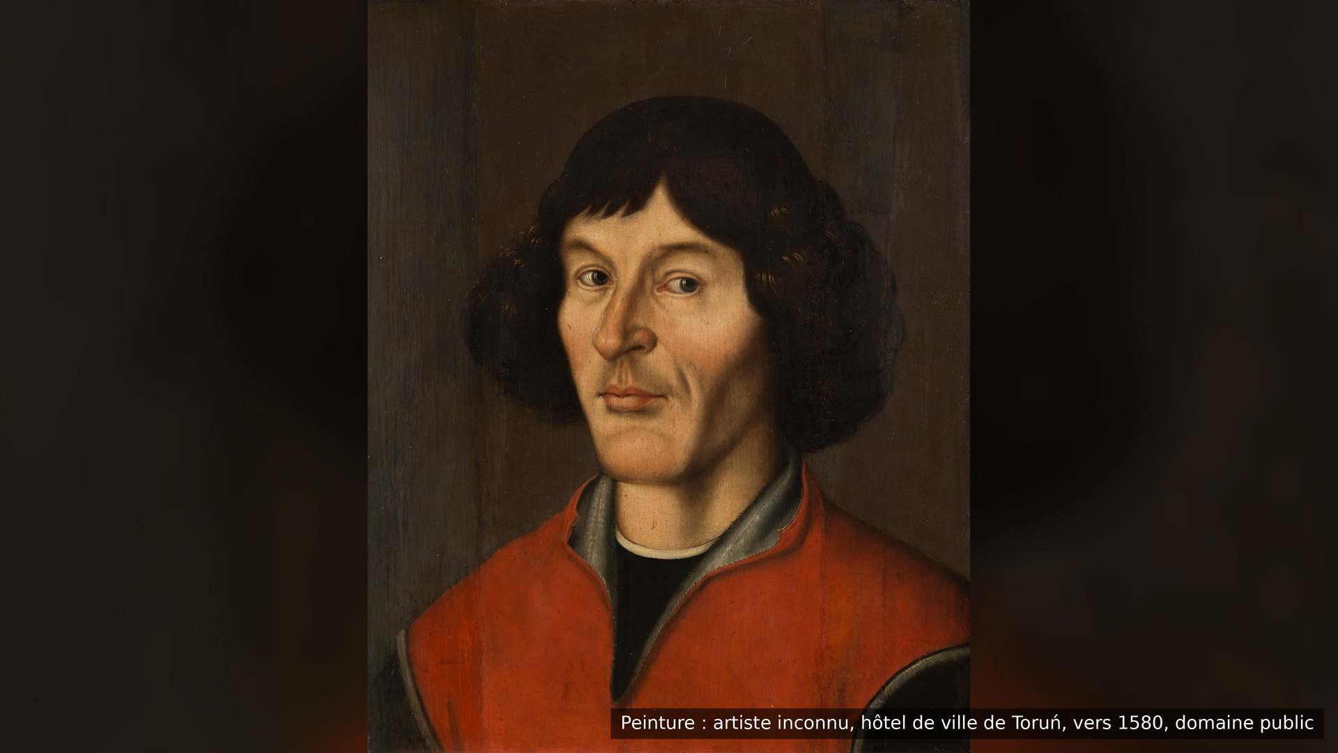 Portrait de Nicolas Copernic, hôtel de ville de Toruń, vers 1580