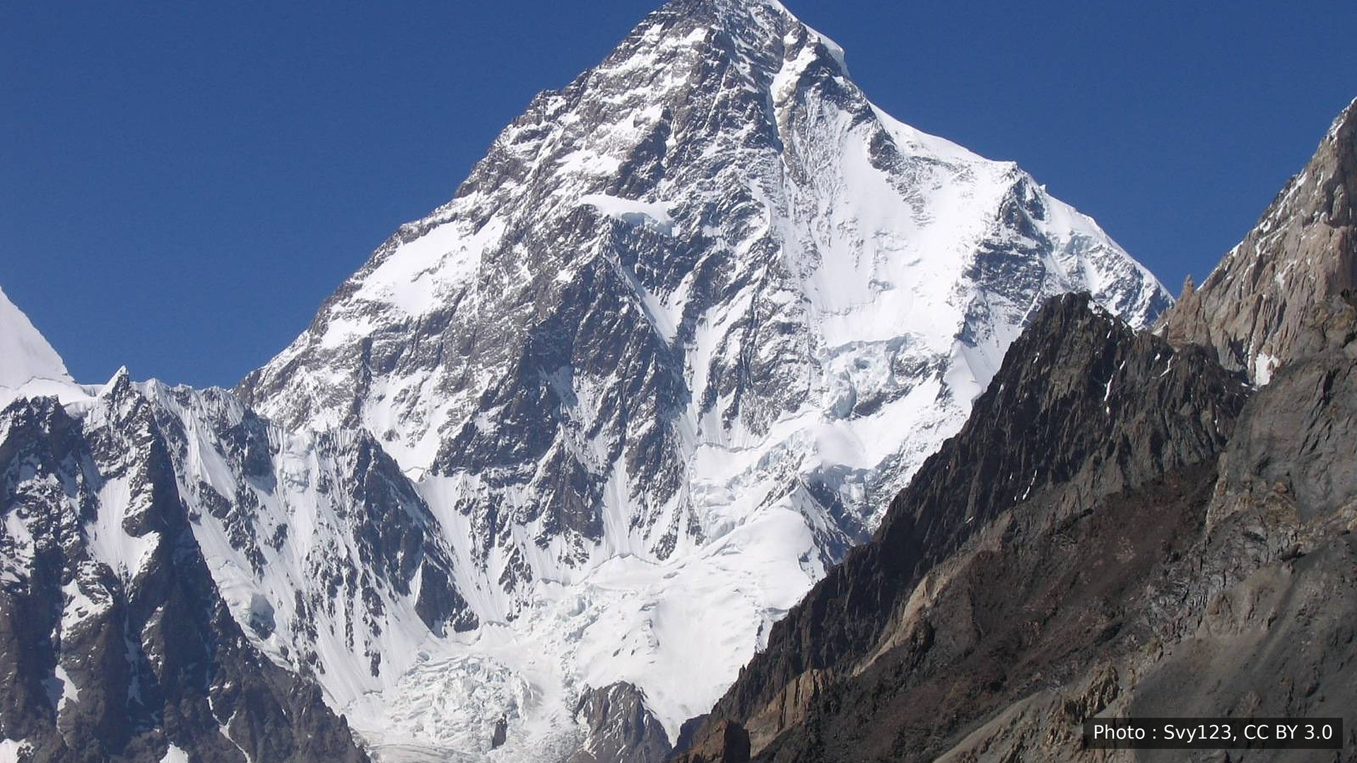Le K2, dans le Karakoram, au Pakistan