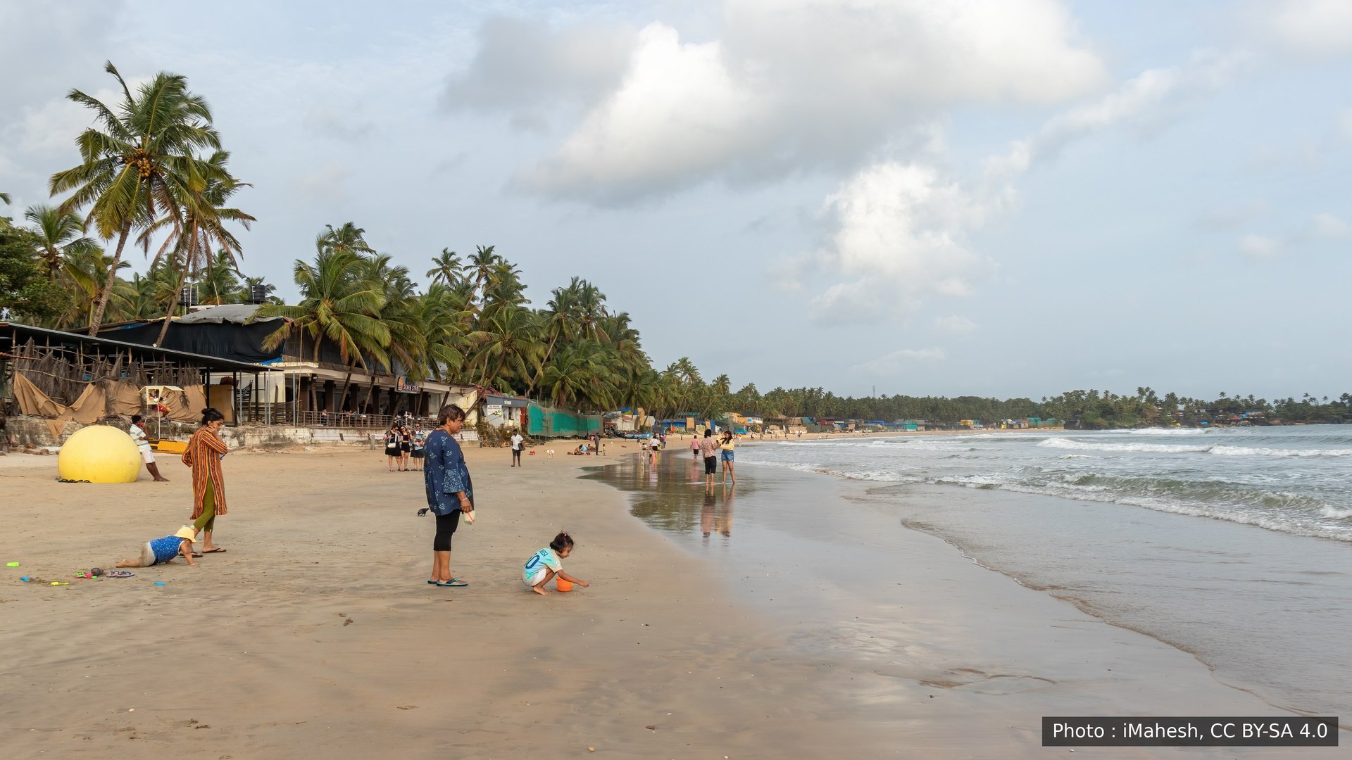 La plage de Palolem, dans le sud de Goa
