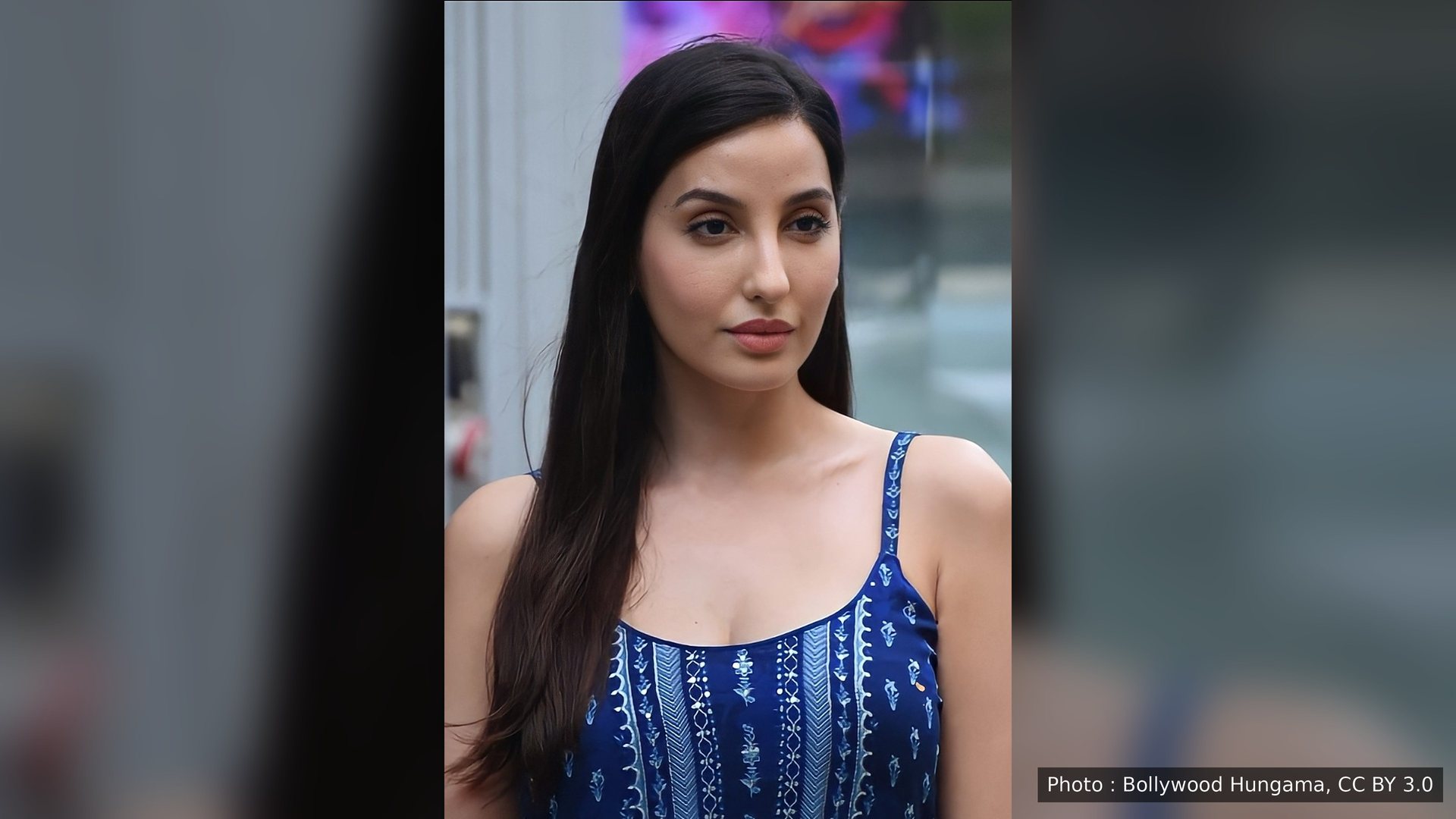 Nora Fatehi, star de Bollywood, à Mumbai
