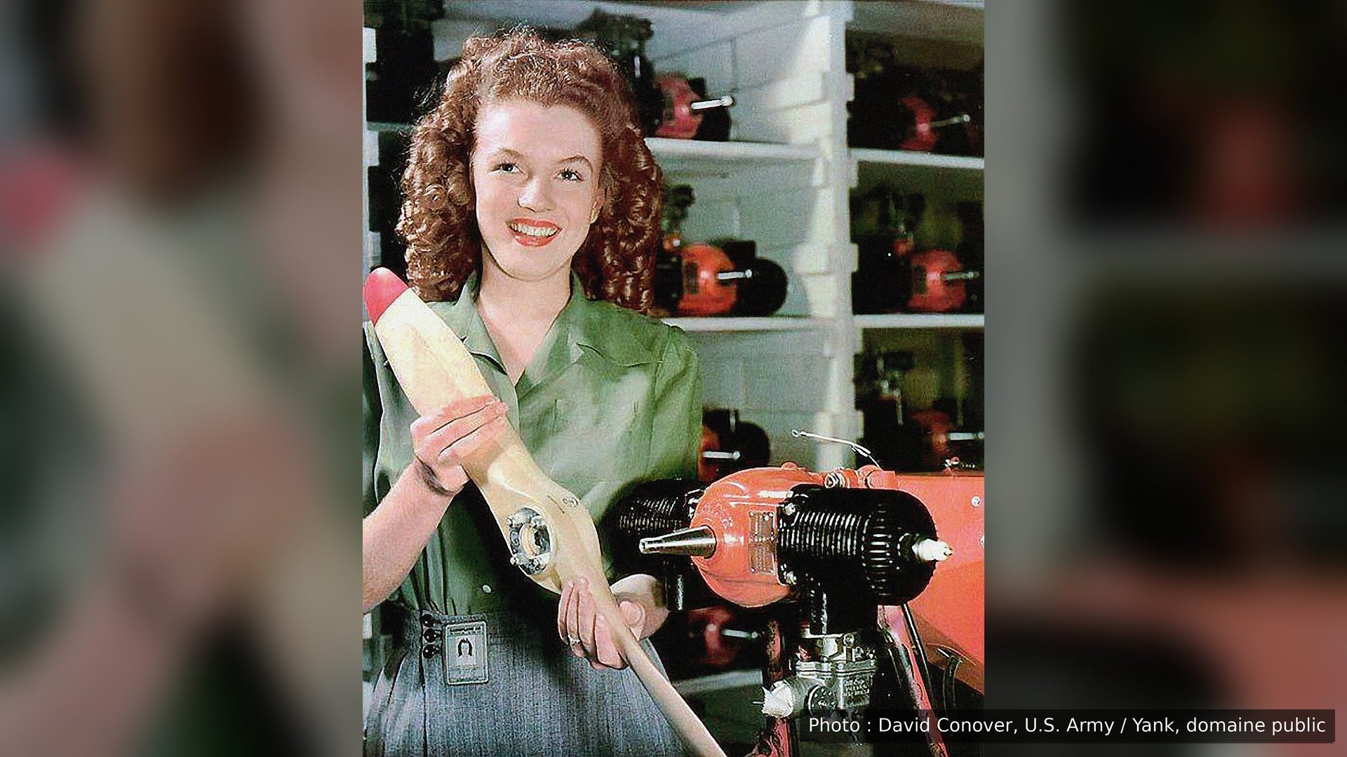 La jeune Norma Jeane, future Marilyn Monroe, photographiée par David Conover en 1945