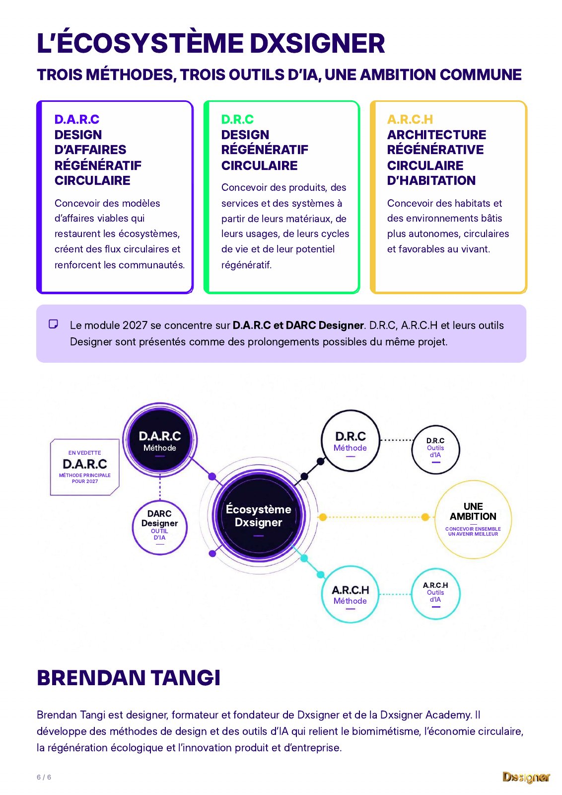 L’écosystème Dxsigner et Brendan Tangi
